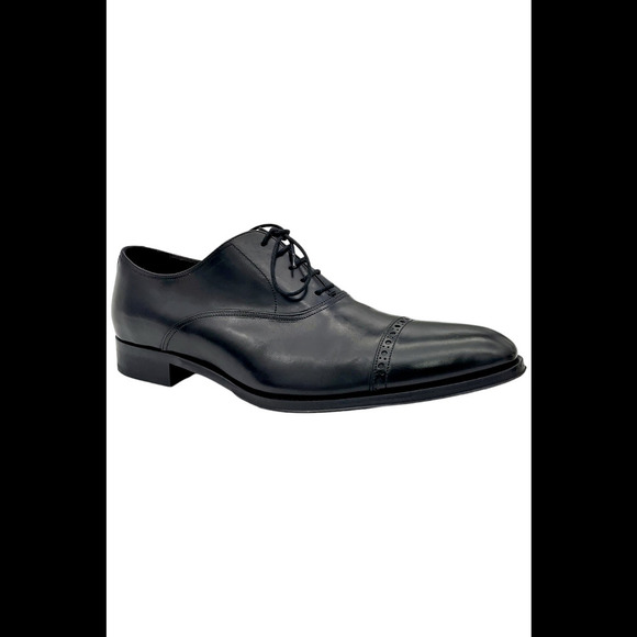 Too Boot New York Anton Cognac Cap Toe Oxford Black - Medium - Picture 1 of 3